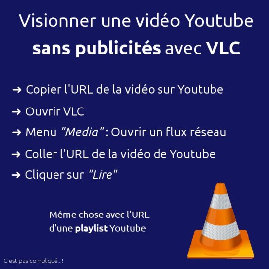 Visionner une vidéo de Youtube avec le lecteur multimédia VLC